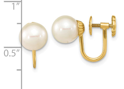 14k Yellow Gold Earrings Style XF801E - Classique Jewelry Inc.