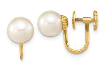 14k Yellow Gold Earrings Style XF801E - Classique Jewelry Inc.