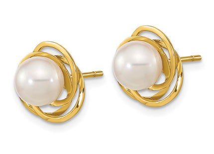 14k Yellow Gold Earrings Style XF802E - Classique Jewelry Inc.