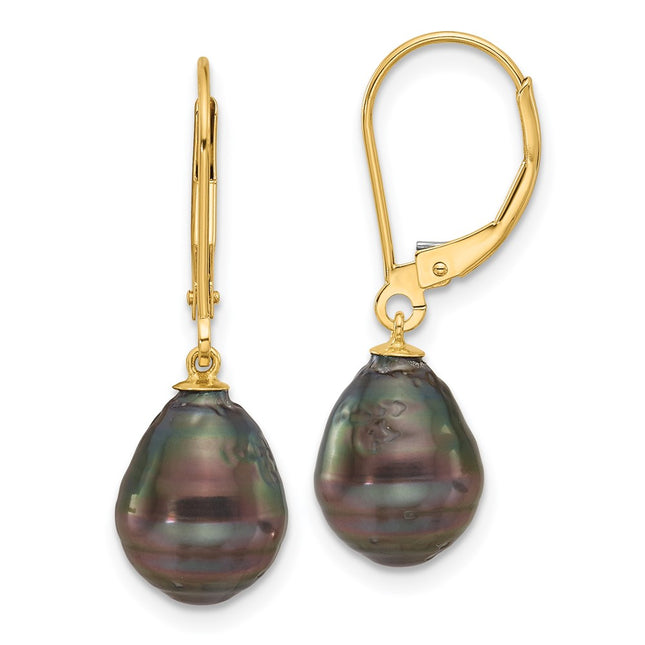 14k Yellow Gold Earrings Style XF811E - Classique Jewelry Inc.