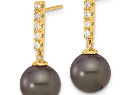 14k Yellow Gold Earrings Style XF812E - Classique Jewelry Inc.