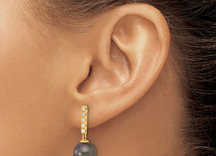 14k Yellow Gold Earrings Style XF812E - Classique Jewelry Inc.