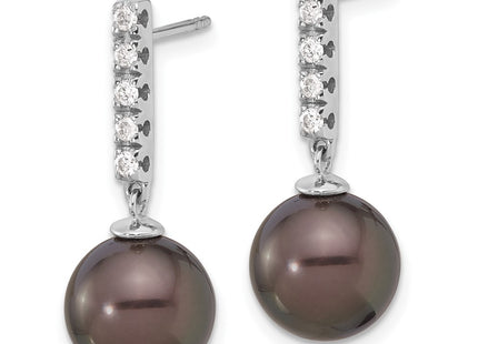 14k White Gold Earrings Style XF813E - Classique Jewelry Inc.