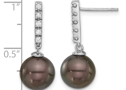 14k White Gold Earrings Style XF813E - Classique Jewelry Inc.