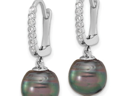 14k White Gold Earrings Style XF815E - Classique Jewelry Inc.