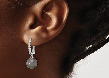 14k White Gold Earrings Style XF815E - Classique Jewelry Inc.