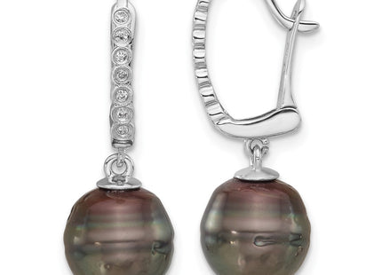 14k White Gold Earrings Style XF815E - Classique Jewelry Inc.