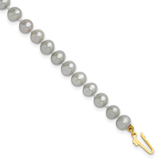 14K gold pearl necklace
