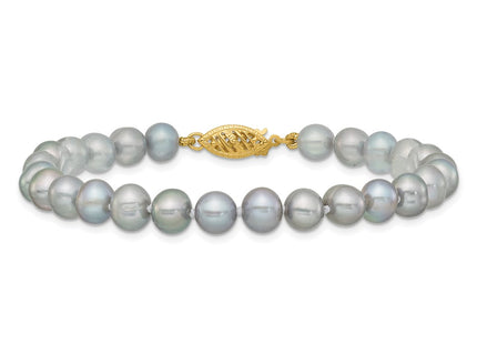 14k Yellow Gold Bracelets Style XF817 - Classique Jewelry Inc.