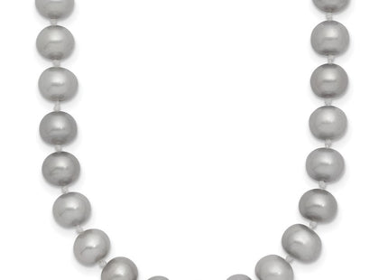 14K 6- Grey Near Round Freshwater Cultured Pearl Bracelet