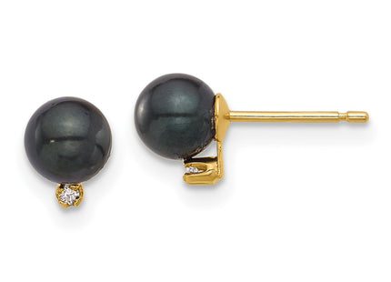 14k Yellow Gold Earrings Style XF833E - Classique Jewelry Inc.