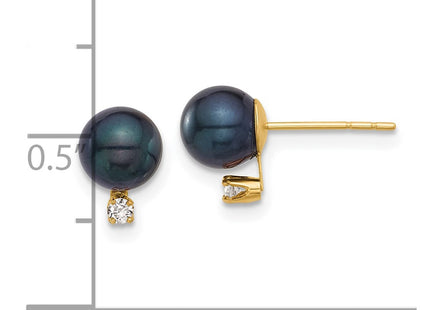 14k Yellow Gold Earrings Style XF834E - Classique Jewelry Inc.