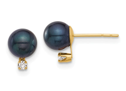 14k Yellow Gold Earrings Style XF834E - Classique Jewelry Inc.