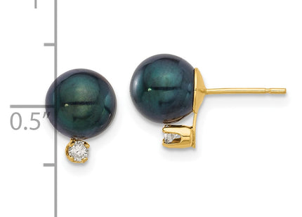 14k Yellow Gold Earrings Style XF835E - Classique Jewelry Inc.