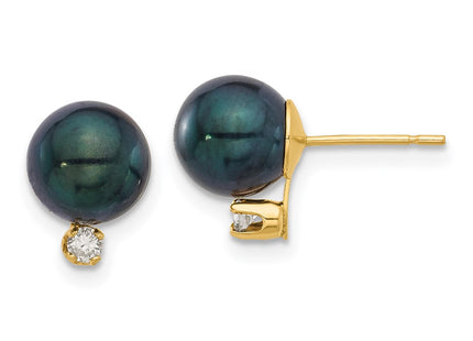 14k Yellow Gold Earrings Style XF835E - Classique Jewelry Inc.