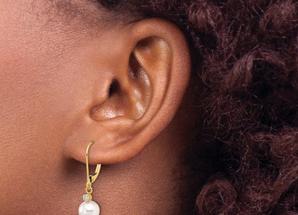 14k Yellow Gold Earrings Style XF836E - Classique Jewelry Inc.