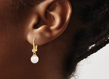 14k Yellow Gold Earrings Style XF837E - Classique Jewelry Inc.