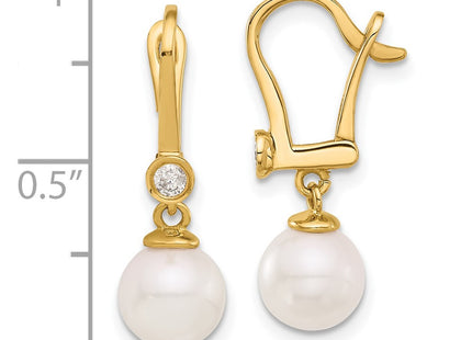 14k Yellow Gold Earrings Style XF837E - Classique Jewelry Inc.