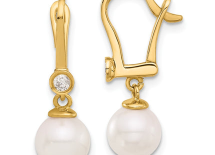 14k Yellow Gold Earrings Style XF837E - Classique Jewelry Inc.