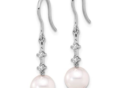 14k White Gold Earrings Style XF839E - Classique Jewelry Inc.