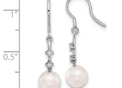 14k White Gold Earrings Style XF839E - Classique Jewelry Inc.