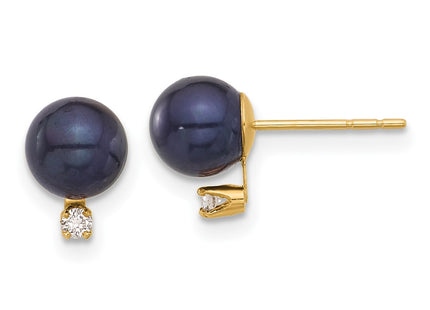 14k Yellow Gold Earrings Style XF844E - Classique Jewelry Inc.