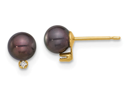 14k Yellow Gold Earrings Style XF845E - Classique Jewelry Inc.