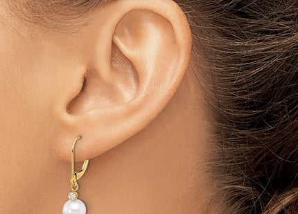 14k Yellow Gold Earrings Style XF850E - Classique Jewelry Inc.