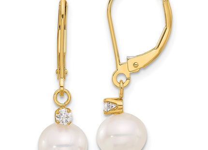 14k Yellow Gold Earrings Style XF850E - Classique Jewelry Inc.