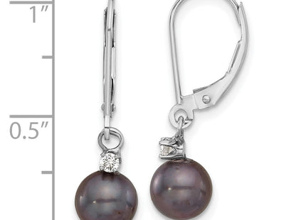 14k White Gold Earrings Style XF851E - Classique Jewelry Inc.