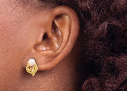 14k Yellow Gold Earrings Style XF853E - Classique Jewelry Inc.