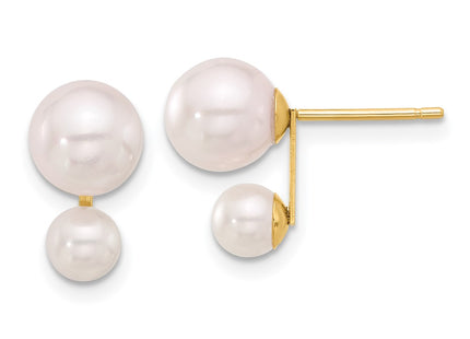 14k Yellow Gold Earrings Style XF857E - Classique Jewelry Inc.