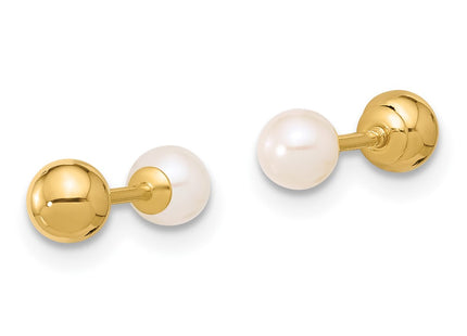 14k Yellow Gold Earrings Style XF858E - Classique Jewelry Inc.