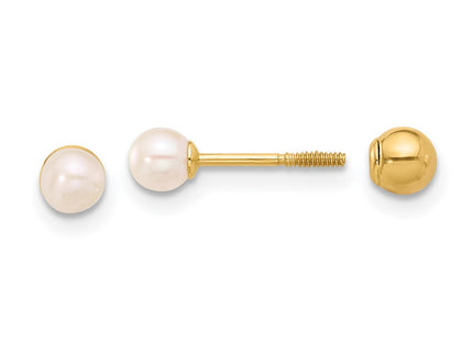 14k Yellow Gold Earrings Style XF858E - Classique Jewelry Inc.