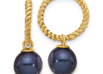14k Yellow Gold Earrings Style XF859E - Classique Jewelry Inc.