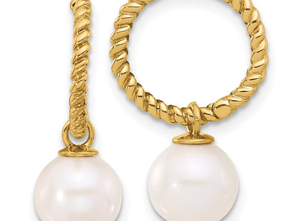 14k Yellow Gold Earrings Style XF859E - Classique Jewelry Inc.