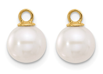 14k Yellow Gold Earrings Style XF859E - Classique Jewelry Inc.
