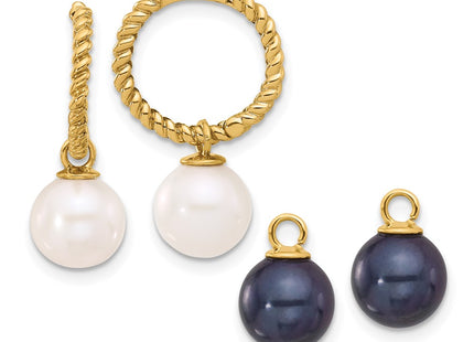14k Yellow Gold Earrings Style XF859E - Classique Jewelry Inc.