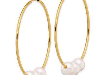14k Yellow Gold Earrings Style XF862E - Classique Jewelry Inc.