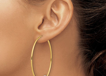 14k Yellow Gold Earrings Style XF862E - Classique Jewelry Inc.