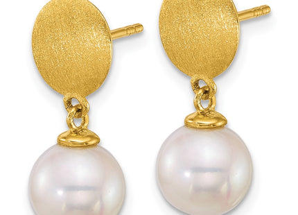 14k Yellow Gold Earrings Style XF863E - Classique Jewelry Inc.