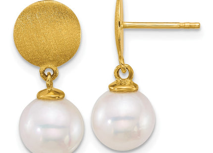 14k Yellow Gold Earrings Style XF863E - Classique Jewelry Inc.