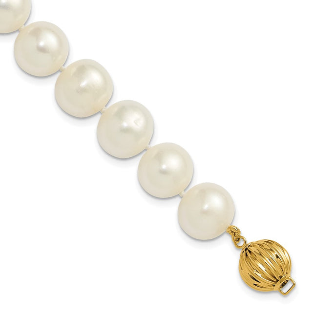 14K gold pearl necklace