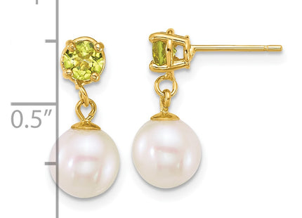 14k Yellow Gold Earrings Style XF878E - Classique Jewelry Inc.