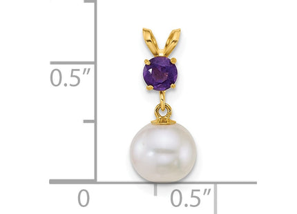 14k Yellow Gold Pendants Style XF878 - Classique Jewelry Inc.