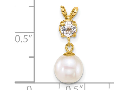 14k Yellow Gold Pendants Style XF878 - Classique Jewelry Inc.