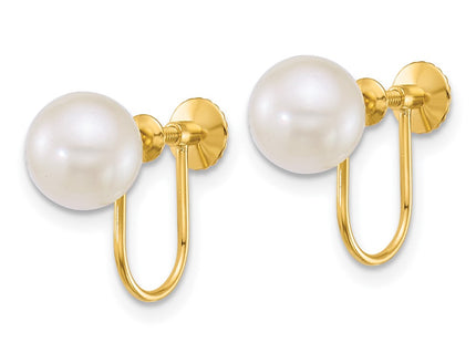 14k Yellow Gold Earrings Style XF889E - Classique Jewelry Inc.