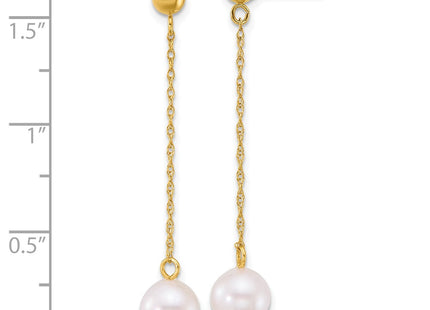 14k Yellow Gold Earrings Style XF890E - Classique Jewelry Inc.