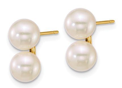 14k Yellow Gold Earrings Style XF891E - Classique Jewelry Inc.