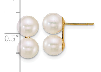 14k Yellow Gold Earrings Style XF891E - Classique Jewelry Inc.